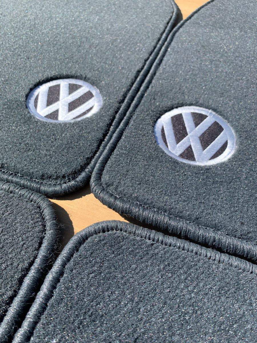 VW Floor Mats, Black Buzzbug VW Parts