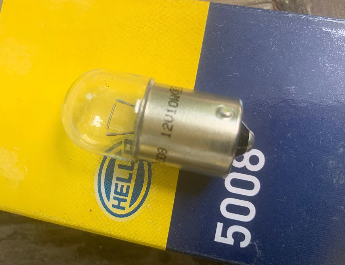 Number Plate Light BULB, 12V 10W Buzzbug VW Parts