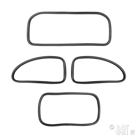 WINDOW SEAL KIT DELUXE (FOR ALU TRIM) - Beetle 1957 to 1964