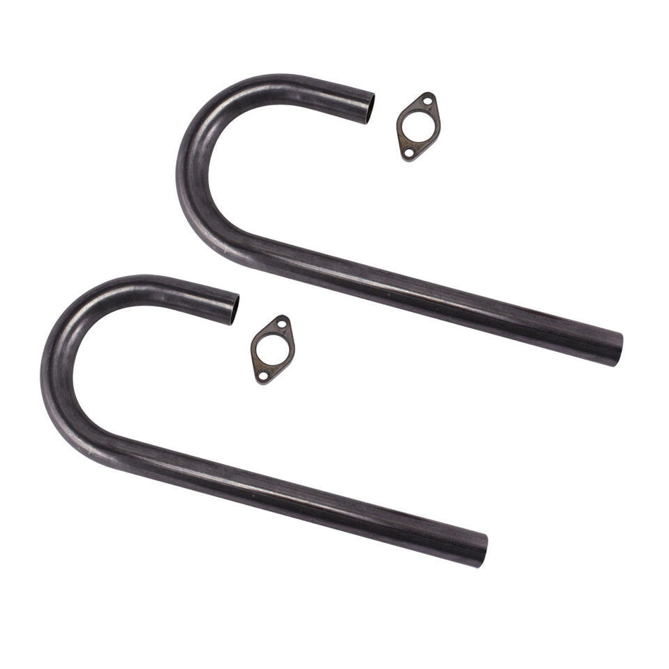J-Pipes, 25-36HP, LEFT & RIGHT-PAIR - Beetle/Ghia/Kombi 1947 to 1960