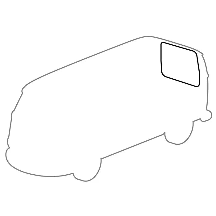 Cargo Door Seal, Rear, Kombi 1964-71