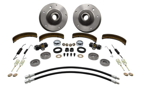 EMPI Front Drum Brake Kit, Beetle/Ghia 1958-64