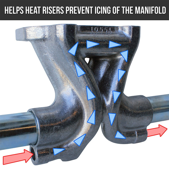Heat Riser Casing Low Profile Manifold w/heat risers – Buzzbug VW Parts