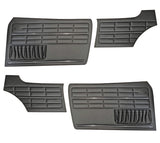 Door Panel Set, Black VINYL Ghia 1963-74