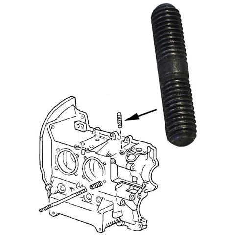 Exhaust Stud M8 x 1.25