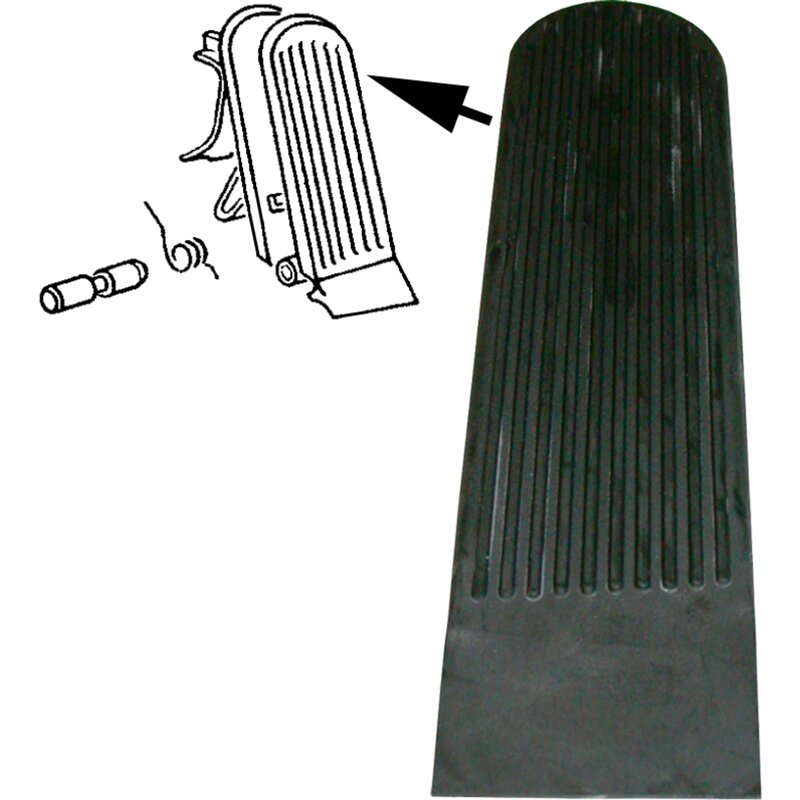 ACCELERATOR PEDAL COVER - Beetle/Ghia/T3 1958 to 1979