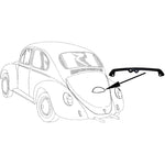 Number Plate Light Housing Seal, Beetle 67+