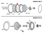 Headlight Lens to Rim Seal, Beetle/T3/Kombi 1968+