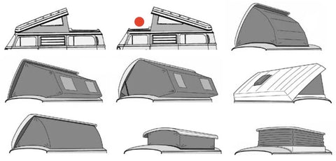 Pop-Top Seal Kit for Westfalia Front Hinge Roof, Kombi 1974-79