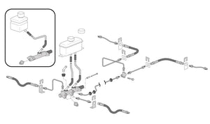 Brake Master Cylinder Feed Pipe 12mm