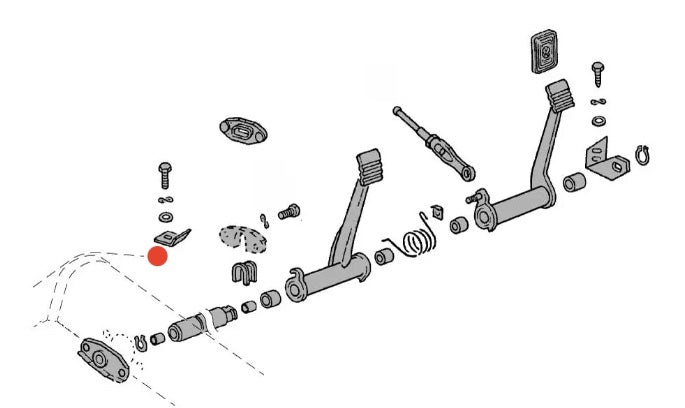 Brake Pedal Stop Plate