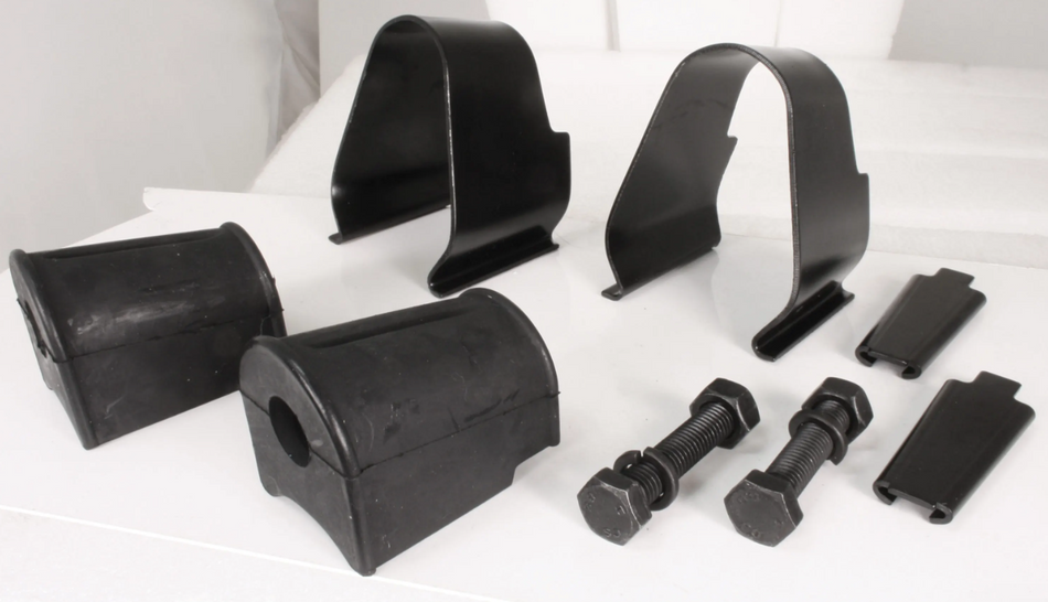 Sway Bar Mount Kit BLACK, Kombi 1967/79