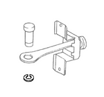 Pin door check rod and clip