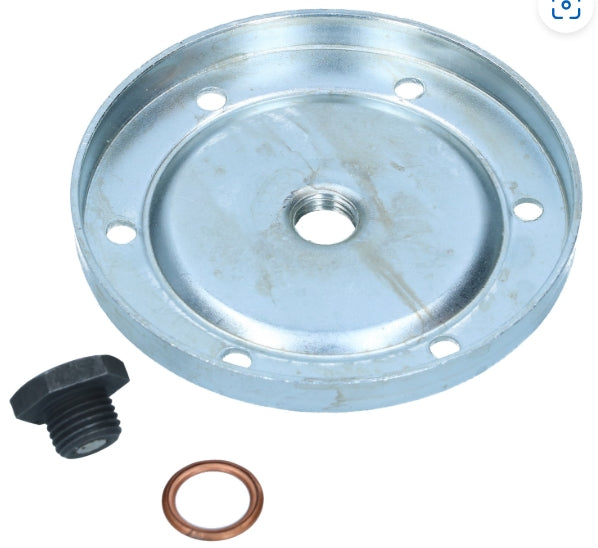 SUMP PLATE WITH DRAIN PLUG 36HP - Beetle/Ghia/Kombi 1953 to 1960