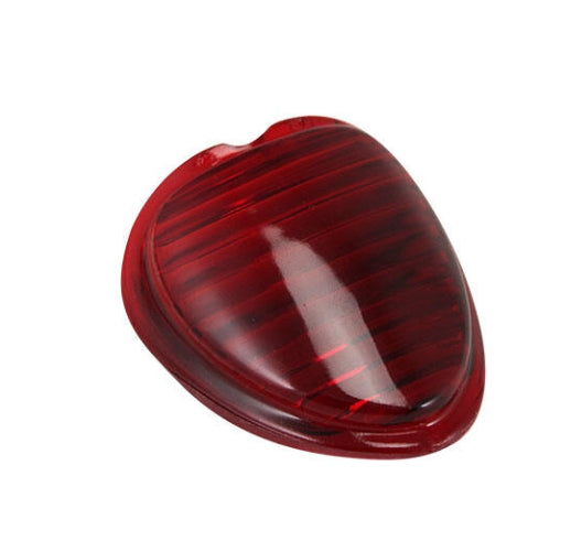 TAIL LIGHT LENS, HEART SHAPE, UPPER - Beetle 1952 to1955