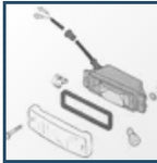 INDICATOR, FRONT BUMPER - Beetle 1974 to 1986