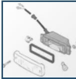 INDICATOR, FRONT BUMPER - Beetle 1974 to 1986