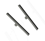 WIPER BLADE SILVER, PAIR - Beetle 1956 to 1957