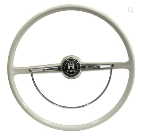 Steering wheel kit, grey - Beetle/Ghia 1958 to 1973