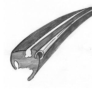 WINDSCREEN SEAL, FOR TRIM - Beetle 1953 to 1957