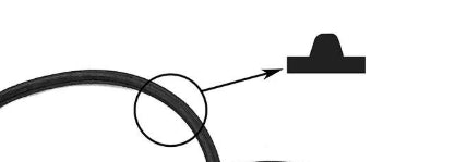 Headlight seal, rim to body - Beetle/Kombi 1950 to 1967
