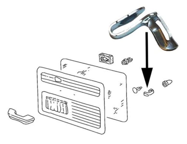 Door panel clips - Beetle/Ghia/Kombi/T3 1950 to 1979