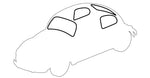 WINDOW SEAL KIT, CAL LOOK - Beetle 1965 to 1971