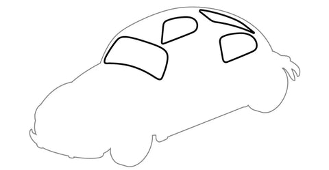 WINDOW SEAL KIT, CAL LOOK - Beetle 1965 to 1971