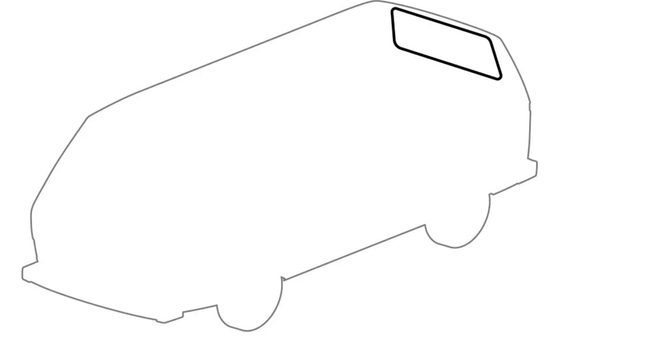 REAR WINDOW SEAL, CAL LOOK -T25 1979 to 1992