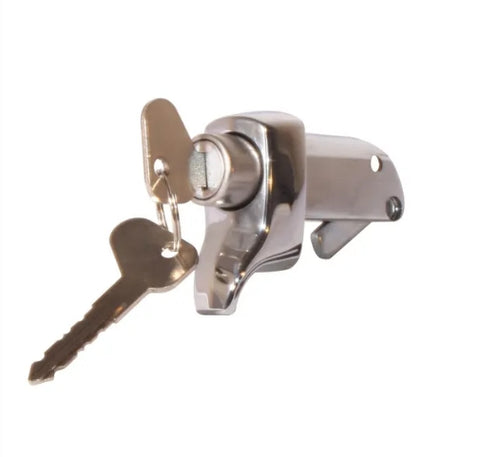 ENGINE LID LOCK, CHROME - Kombi 1971 to 1979