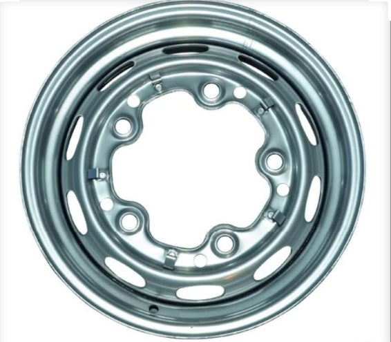 356 style WHEEL RIM, STEEL PAINTED, 4.5x15" - Beetle/Ghia/T3 1955 to 1969