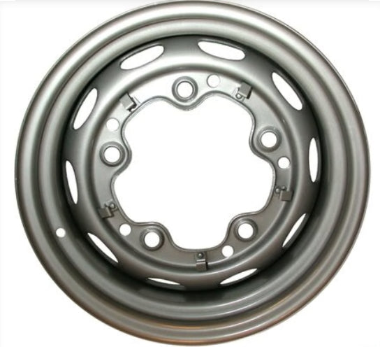 356 style WHEEL RIM, STEEL PAINTED, 5.5x15" - Beetle/Ghia/T3 1955 to 1969