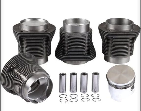 PISTON & CYLINDER KIT, 85.5MM COMPLETE - Beetle/Ghia/Kombi 1968 to 1979