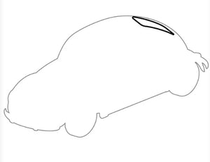 WINDOW SEAL REAR, CAL LOOK - Beetle 1965 to 1961