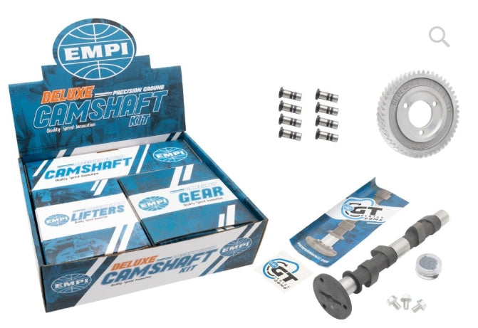 Cam shaft kit, GT-1 deluxe - Beetle/Kombi/T3 1947 to 1970