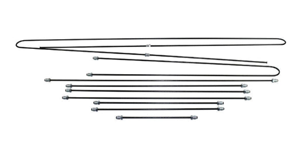 Brake line kit, steel - Kombi 1963 to 1966