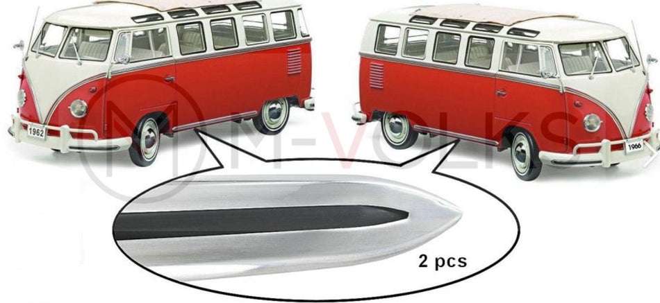 Sill moulding kit, deluxe, PAIR - Kombi 1950 to 1967