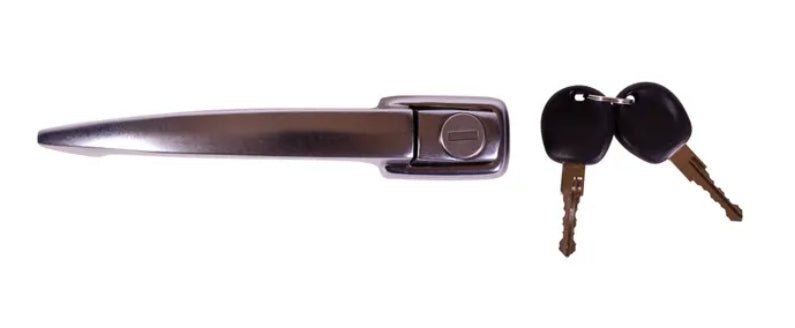 Door handle with keys, for left or right - Beetle 1964 to 1966