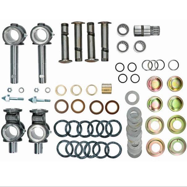 King and link pin kit, complete - Split Kombi 1963 to 1967
