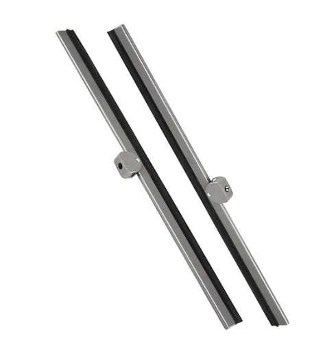 WIPER BLADE SILVER, PAIR - Kombi 1950 to 1967