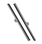 WIPER BLADE SILVER, PAIR - Kombi 1950 to 1967