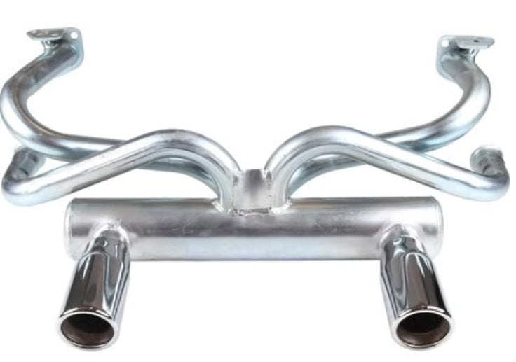 EXHAUST, SPORT, BLACK, 13/15/1600 (Excludes 1303) - Beetle/Ghia 1965 to 1973