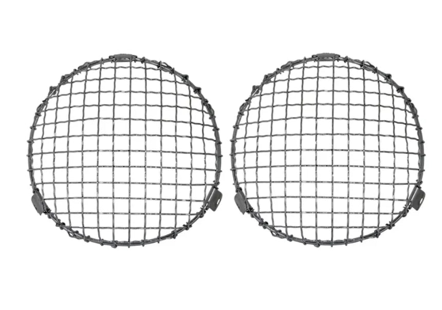 Headlight grilles, ss mesh, pair - Beetle/Kombi/T3 1968 to 1979
