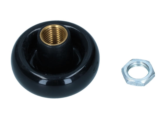 SHIFT KNOB BLACK 12MM - Beetle/Kombi 1968 to 1979
