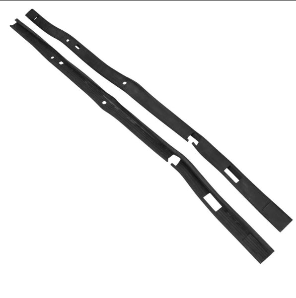 Window frame to door seal, with cut outs, PAIR - Split Kombi 1955 to 1967