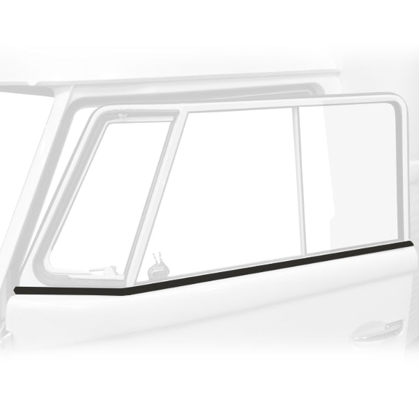 Window frame to door seal, with cut outs, PAIR - Split Kombi 1955 to 1967