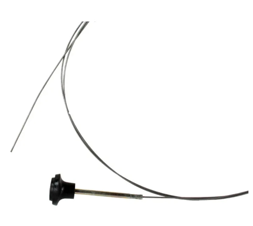 Bonnet release cable with pull knob - Beetle 1950 to 1967