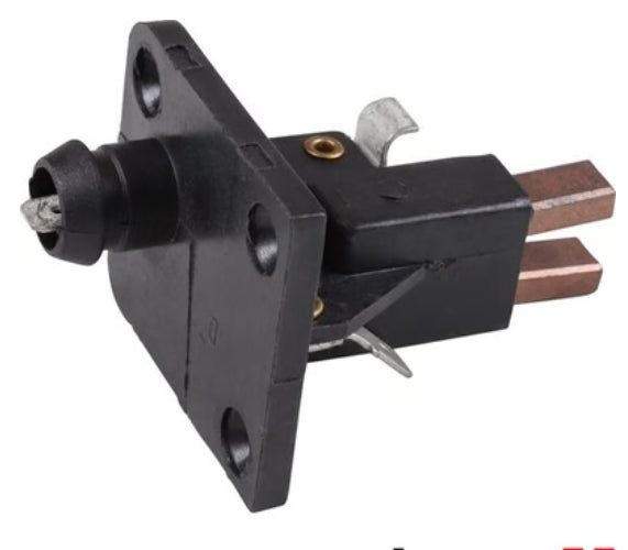 Alternator brush with holder, 12volt-55/75amp