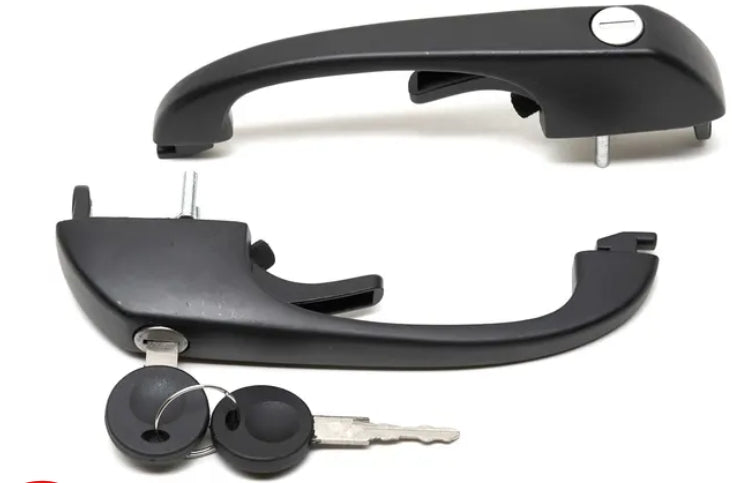 Door handle with keys, pair - T25 1980 to 1992