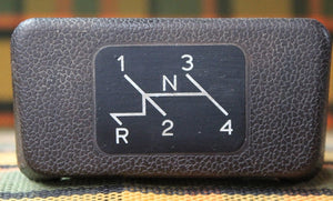 SHIFT PATTERN STICKER - 4 Speed